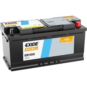 EB1100 Exide Excell Car Battery (W020SE) 12V 110Ah 850CCA
